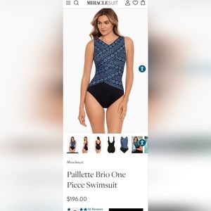 NWT Miraclesuit high neckline